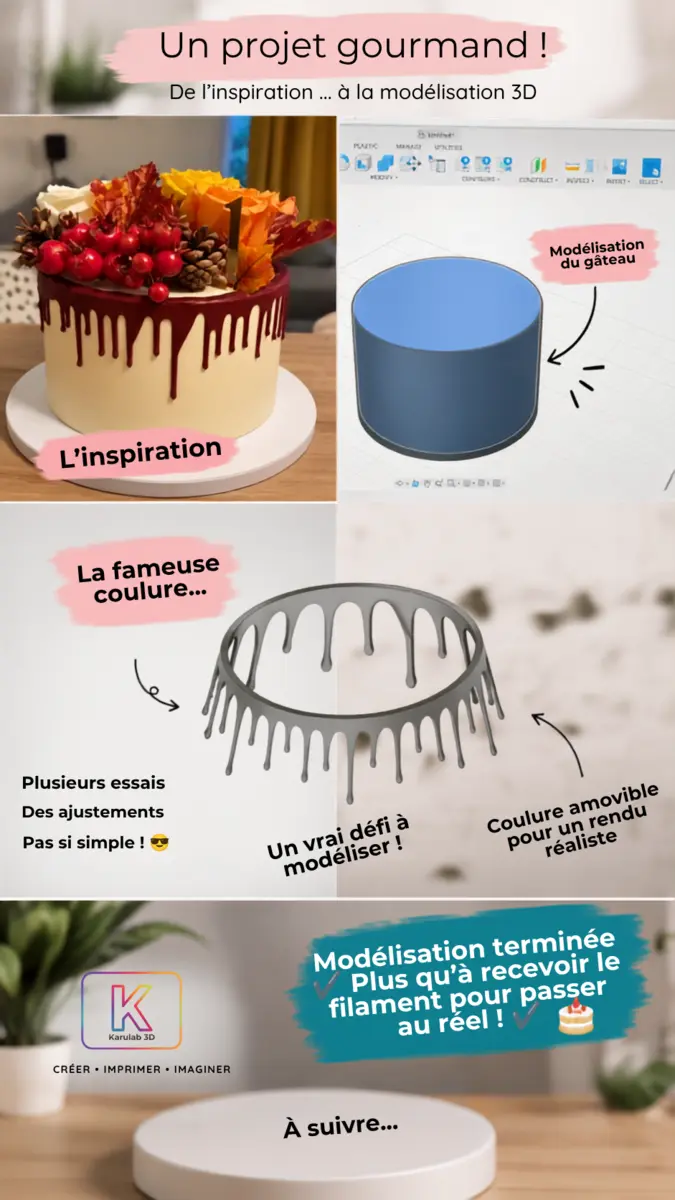 Gâteau factice imaginé sur mesure